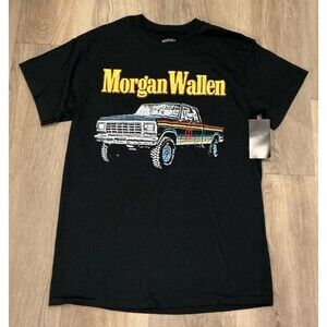 Morgan Wallen Truck Black  T-shirt Unisex Sz Medium